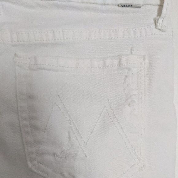 MOTHER | The Looker 'Stayin' Rowdy' white - Picture 13 of 15